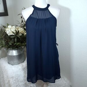 PHANUEL NAVY DRESS SZ.M EUC